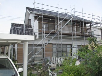施工前の全景です