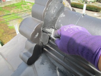 鬼首を巻きました