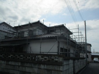 施工前の全景です