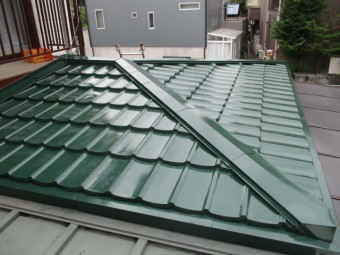 施工後の屋根の状態です
