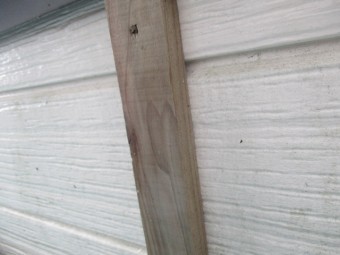 胴縁を取り付けました