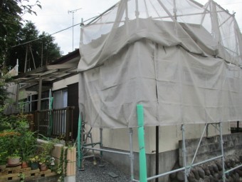 施工前の全景です