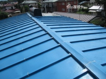 施工前の棟板金です