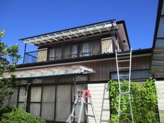 施工前の全景です。