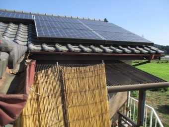 軒樋交換の場所です