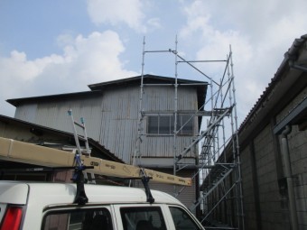 施工前の全景です