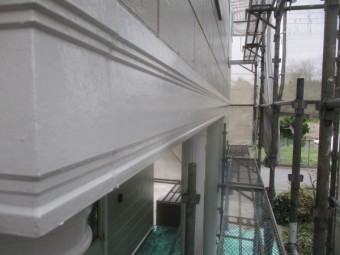 幕板の上塗りが終了しました