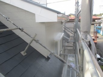 2階部分の外壁の完工です