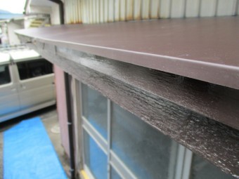 板金を取り付けました