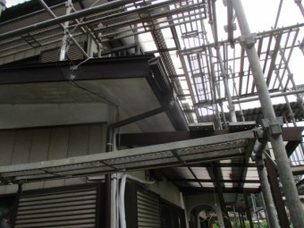 雨樋の交換工事が終了しました