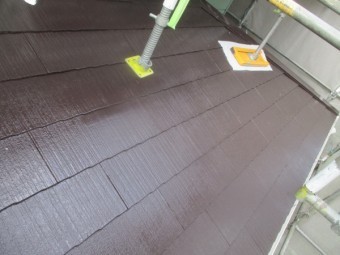 1階屋根の完工です