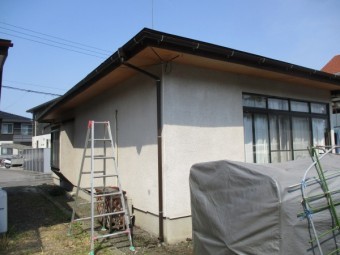 雨樋の取り付けが終了しました