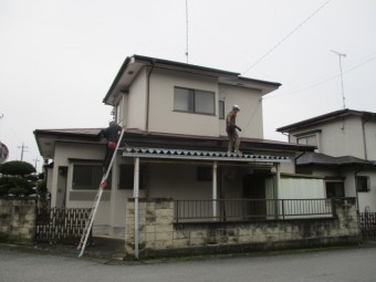 施工前の全景です