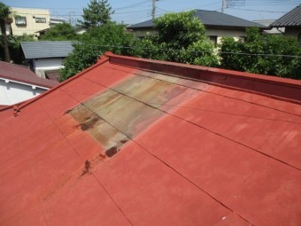 太陽熱温水器を移動しました