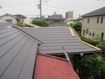 本日の施工後の状態です