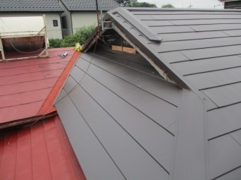 東面の完工です