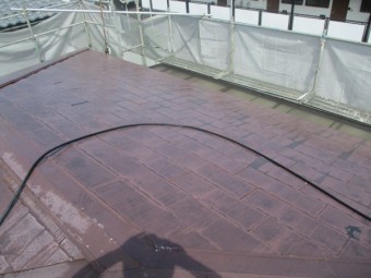屋根の洗浄が終了しました