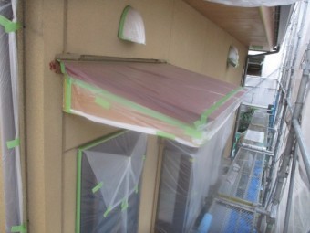 天板の養生をしました