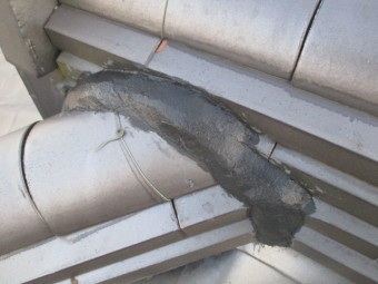 棟尻施工完了です