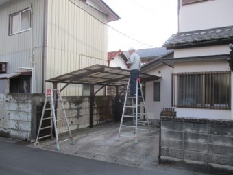 施工前の全景です