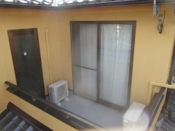 ベランダ周りの完工です
