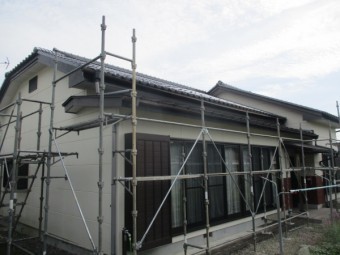 平屋部分の全景です