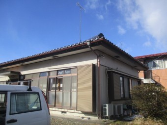 施工前の全景です。