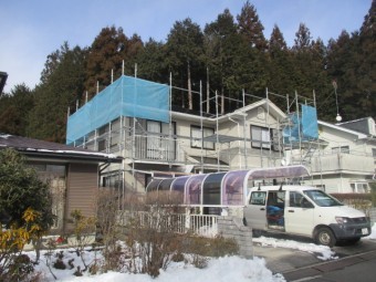 施工後の全景です。