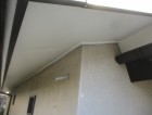 軒天重ね貼りの完工です