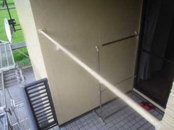 1階の外壁塗装の完工です
