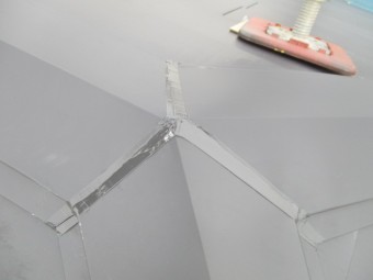 コーキング終了です