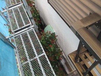 1階外壁の洗浄が終了しました