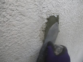 モルタル打設中です