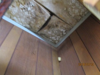 雨漏り箇所です