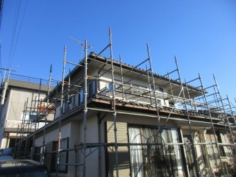 施工前の全景です。