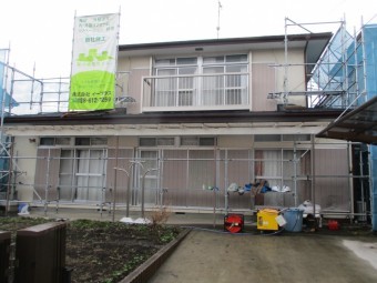 施工前の全景です。
