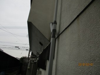 北面の状態です
