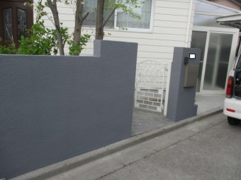 上塗り塗装が終了しました
