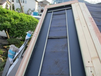 捨て谷を取り付けました