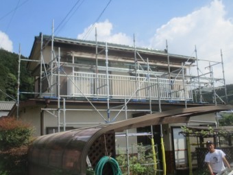 施工前の全景です