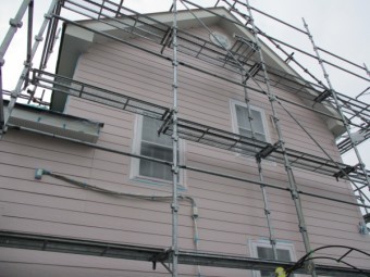 本日施工後の全景です