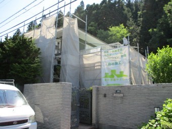 施工前の全景です