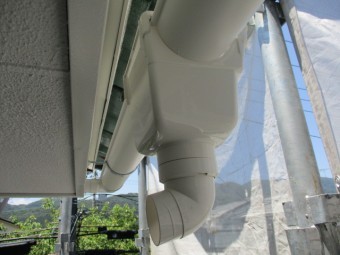 集水器を取りつけました