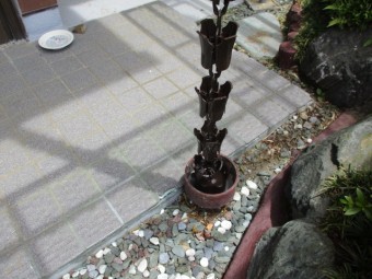 排水管に落としました