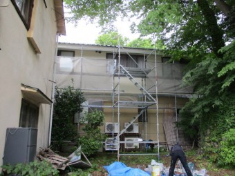 施工前の全景です