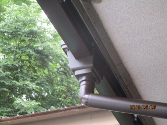 集水器を取りつけました