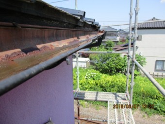 破損箇所です