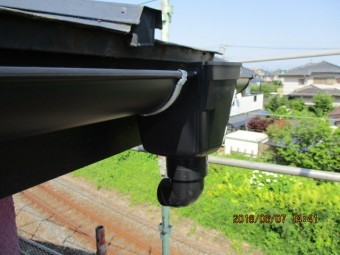 集水器を取りつけました
