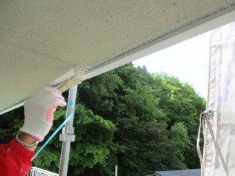 軒天のだめ込み中です