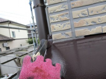 見切り塗装中です